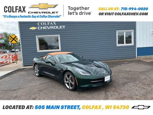 Used 2014 Chevrolet Corvette Stingray Convertible w/ 3LT Preferred Equipment Group RWD image 1