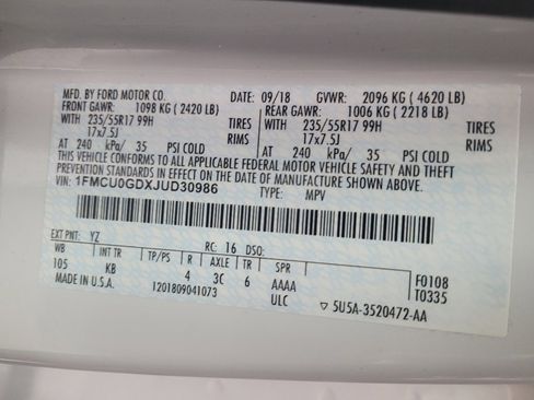 Used 2018 Ford Escape SE image 33