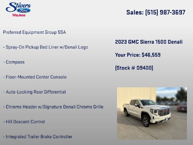 Used 2023 GMC Sierra 1500 Denali w/ Denali Reserve Package AWD/4WD image 22