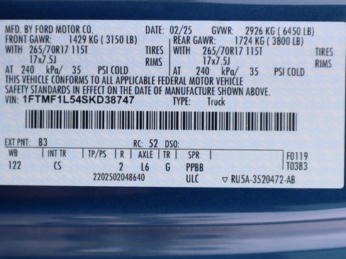 New 2025 Ford F150 XL image 62