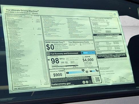 New 2026 BMW i5 eDrive40 w/ M Sport Package RWD image 18
