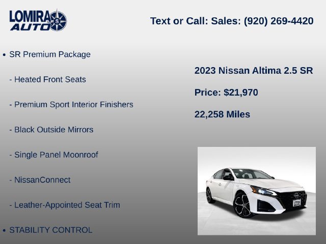 Used 2023 Nissan Altima 2.5 SR AWD/4WD image 8