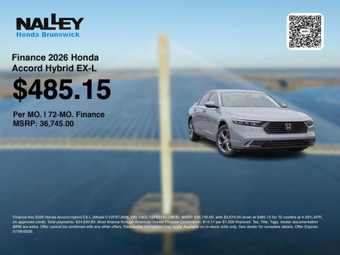 New 2026 Honda Accord EX-L image 7