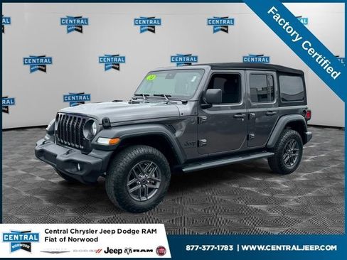 Certified 2024 Jeep Wrangler Unlimited Sport AWD/4WD image 1