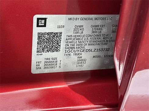 Certified 2020 Chevrolet Silverado 1500 LTZ w/ LTZ Plus Package image 34