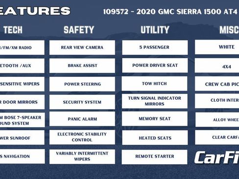 Used 2020 GMC Sierra 1500 AT4 w/ AT4 Preferred Package image 36