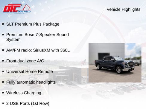 Used 2021 GMC Sierra 1500 SLT w/ SLT Premium Plus Package AWD/4WD image 6