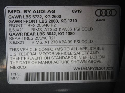 Used 2020 Audi SQ5 Premium w/ Convenience Package AWD/4WD image 37
