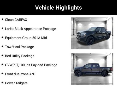 Used 2025 Ford F150 Lariat w/ Bed Utility Package AWD/4WD image 2