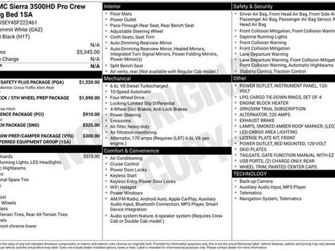 Used 2025 GMC Sierra 3500 Pro w/ 1SA Pro Safety Plus Package image 3