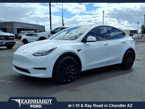 Used 2020 Tesla Model Y Long Range AWD/4WD image 1