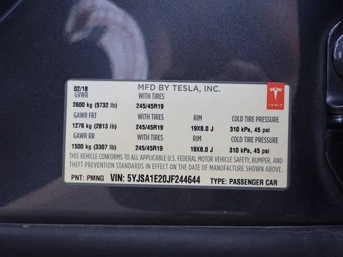 Used 2018 Tesla Model S 75D AWD/4WD image 36
