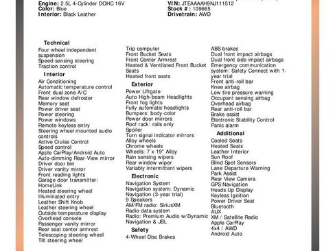 Used 2022 Toyota Venza Limited w/ Advanced Technology Package image 37