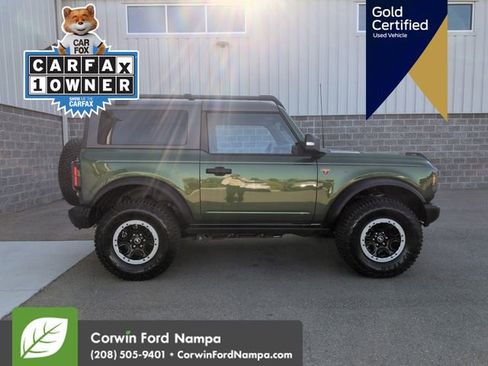 Certified 2023 Ford Bronco Badlands w/ Sasquatch Package AWD/4WD image 2