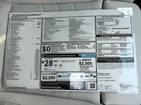 New 2026 BMW X2 xDrive28i w/ Technology Package AWD/4WD image 25