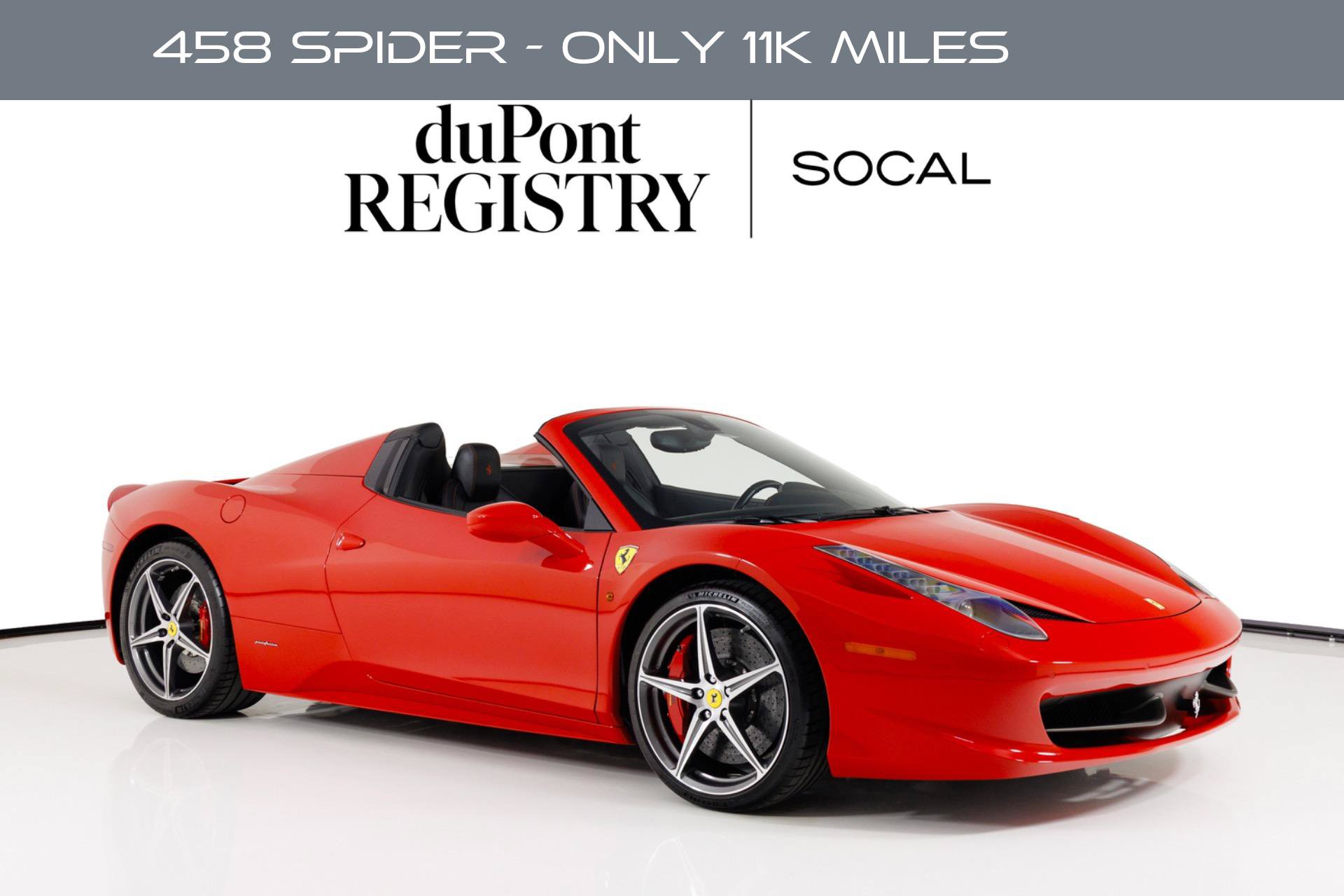 Used 2013 Ferrari 458 Spider RWD image 1