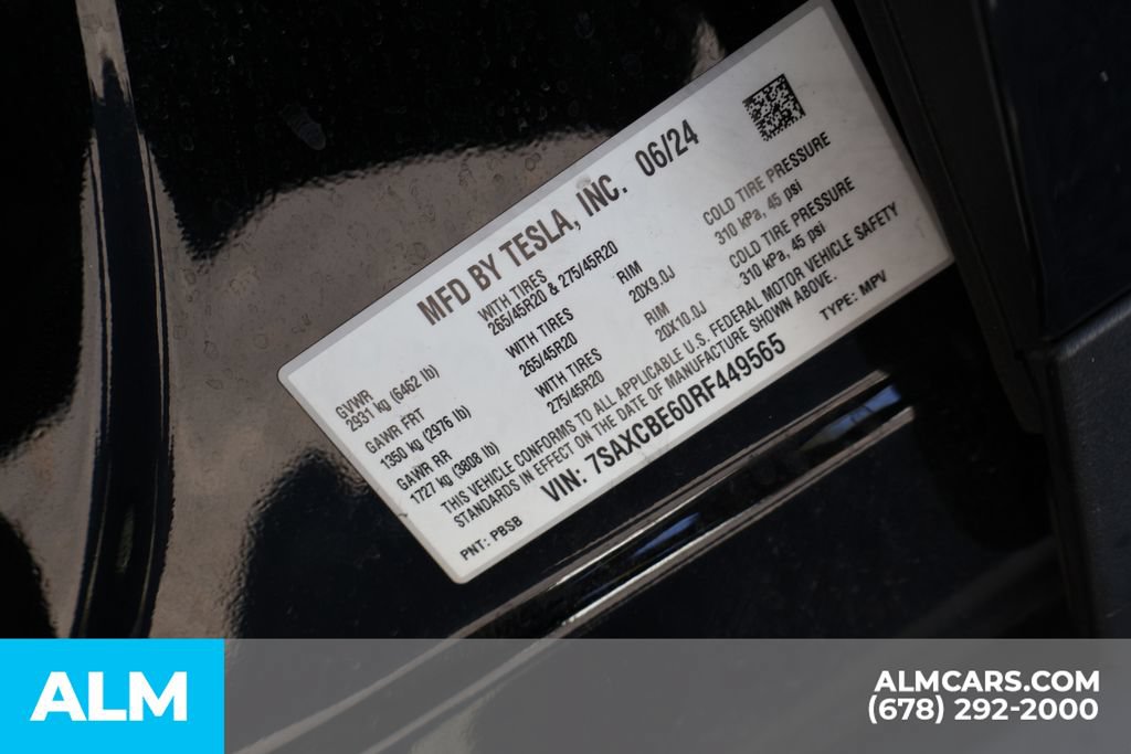 Used 2024 Tesla Model X Plaid AWD/4WD image 40