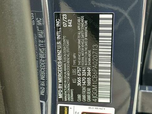 Certified 2023 Mercedes-Benz EQE 350+ 4MATIC SUV image 40