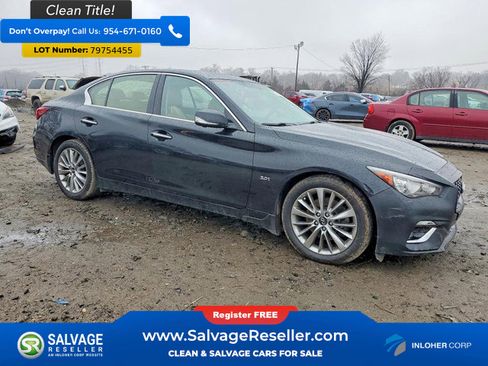 Used 2020 INFINITI Q50 Luxe w/ Essential Package (3.0T Luxe) image 5