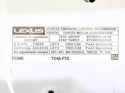 Certified 2024 Lexus TX 350 FWD w/ Technology Package image 32
