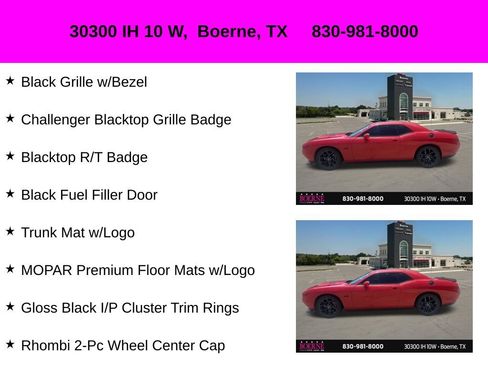 Used 2023 Dodge Challenger R/T w/ Blacktop Package RWD image 18