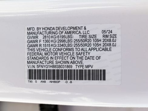 Used 2025 Honda Pilot Elite image 68