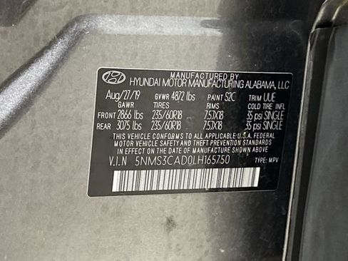 Used 2020 Hyundai Santa Fe SEL w/ Convenience Package image 38