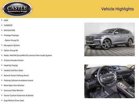 Used 2023 Genesis GV80 3.5T w/ Prestige Package image 3