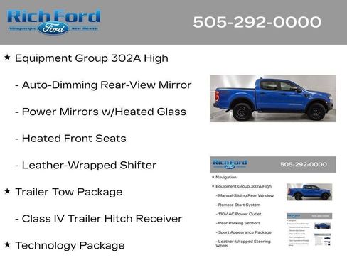 Certified 2023 Ford Ranger XLT w/ Equipment Group 302A High AWD/4WD image 45