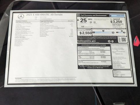 New 2025 Mercedes-Benz E 450 4MATIC All-Terrain Wagon image 18