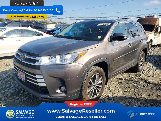 Used 2017 Toyota Highlander XLE AWD/4WD image 1