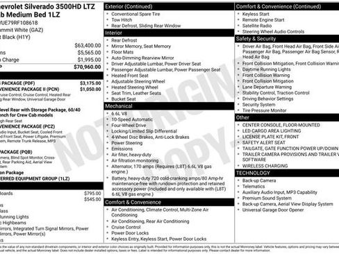Used 2024 Chevrolet Silverado 3500 LTZ w/ LTZ Plus Package AWD/4WD image 35