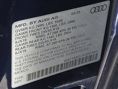 Used 2025 Audi Q5 Premium w/ Convenience Package AWD/4WD image 27
