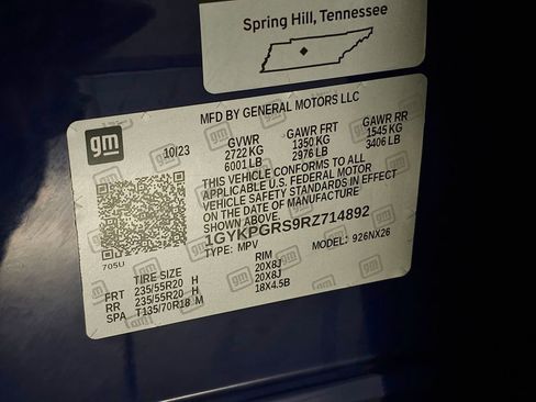 Used 2024 Cadillac XT6 Sport w/ Technology Package AWD/4WD image 46