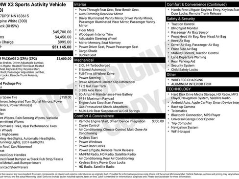 Used 2022 BMW X3 xDrive30i w/ Premium Package 2 (ZPA) image 5
