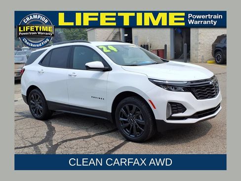 Used 2024 Chevrolet Equinox RS w/ LPO, Floor Liner Package AWD/4WD image 1