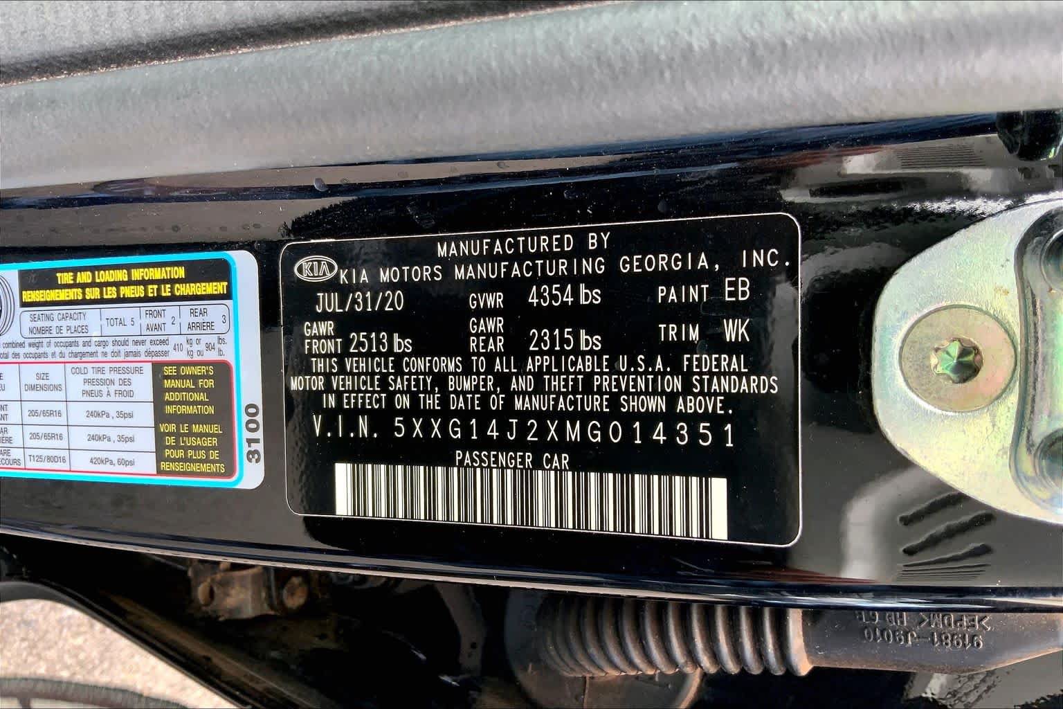 Used 2021 Kia K5 LXS FWD image 20