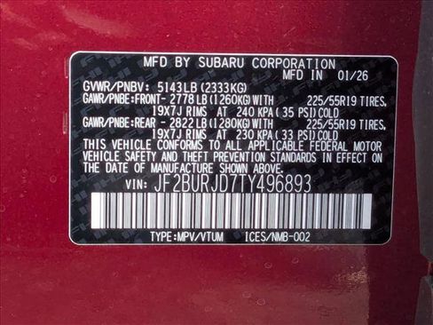 New 2026 Subaru Outback Touring XT image 19