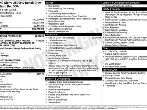 New 2025 GMC Sierra 2500 Denali w/ Denali Reserve Package image 39