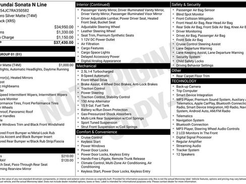 Used 2024 Hyundai Sonata N Line FWD image 10