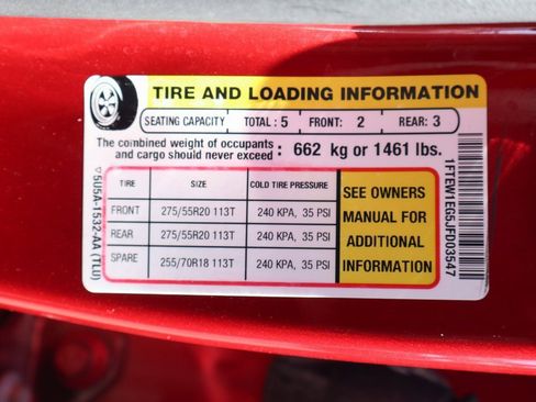 Used 2018 Ford F150 Platinum w/ Equipment Group 701A Luxury image 59