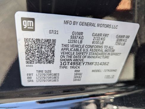 Used 2021 GMC Sierra 3500 4x4 Crew Cab w/ Convenience Package image 32