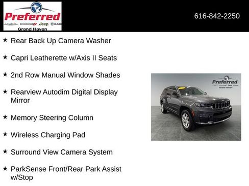 Used 2023 Jeep Grand Cherokee L Limited w/ Luxury Tech Group II AWD/4WD image 24