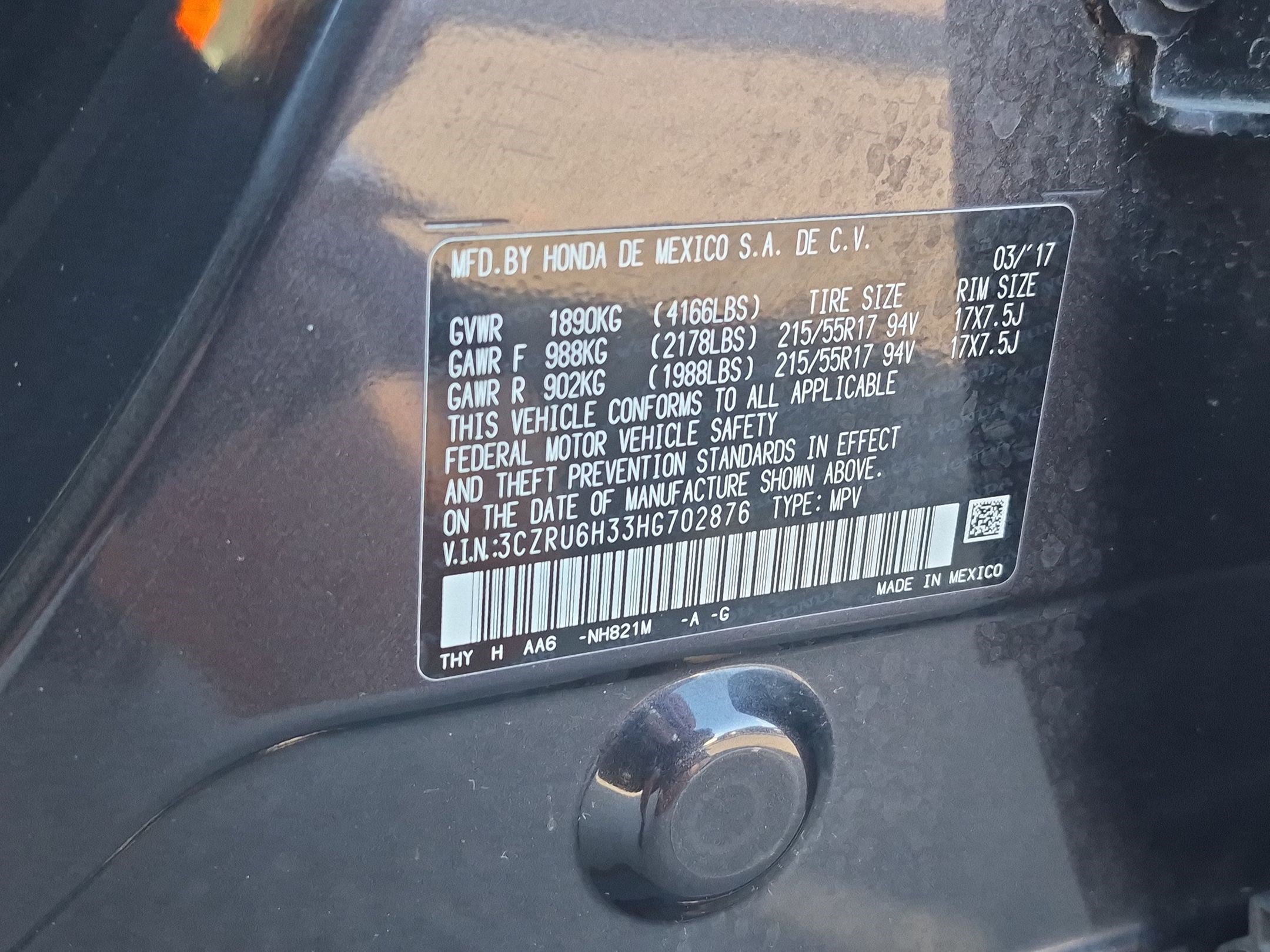 Used 2017 Honda HR-V LX image 32