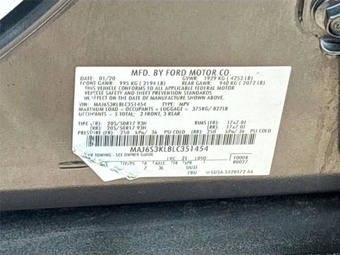 Used 2020 Ford EcoSport Titanium AWD/4WD image 33