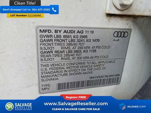 Used 2020 Audi Q7 3.0T Prestige w/ Prestige Package AWD/4WD image 17