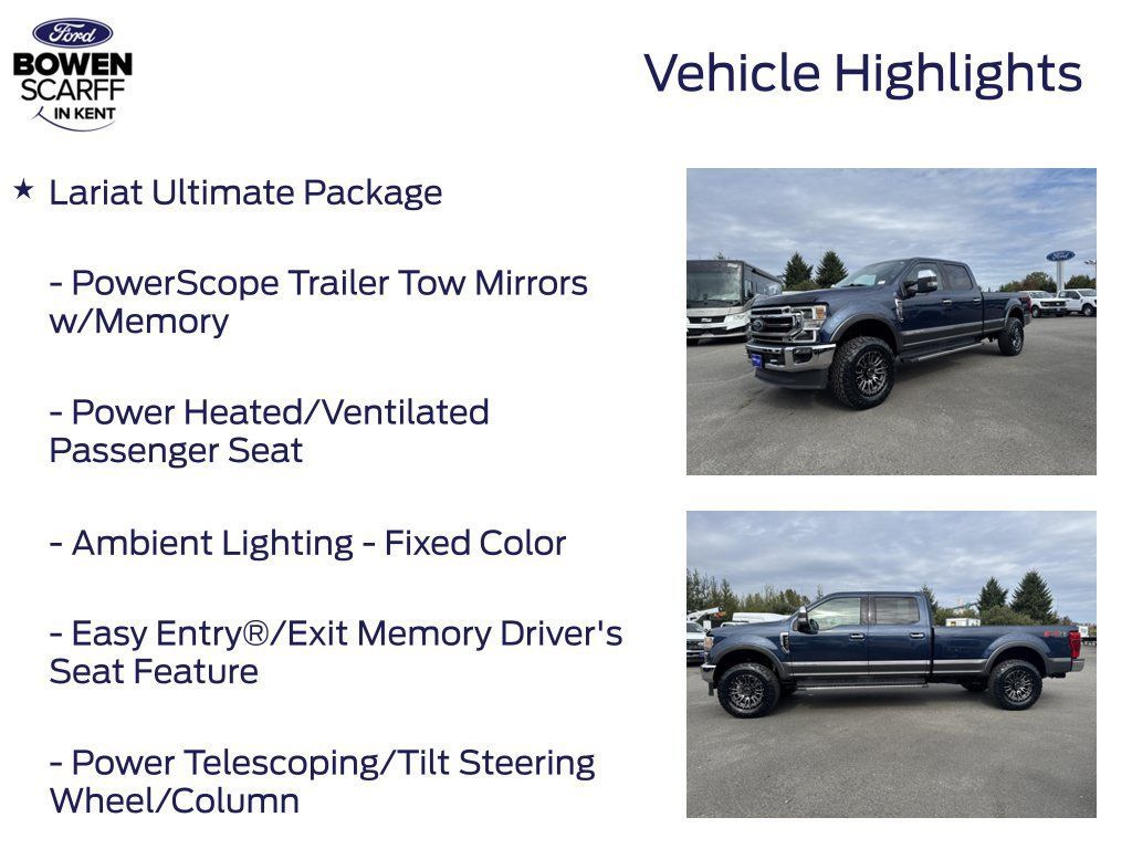 Used 2020 Ford F350 Lariat w/ Lariat Ultimate Package AWD/4WD image 12