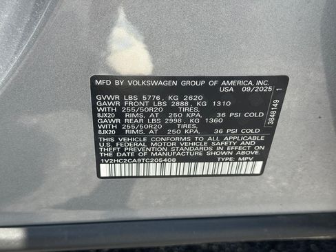 Used 2026 Volkswagen Atlas Cross Sport SE AWD/4WD image 24