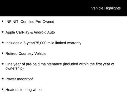 Certified 2025 INFINITI QX60 Pure w/ Cargo Package