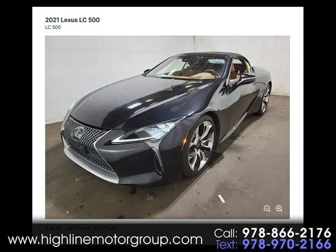 Used 2021 Lexus LC 500 Convertible w/ Touring Package RWD image 1